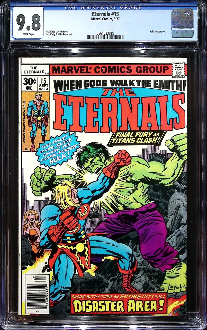 1977 Eternals #15 CGC 9.8 Marvel Comics