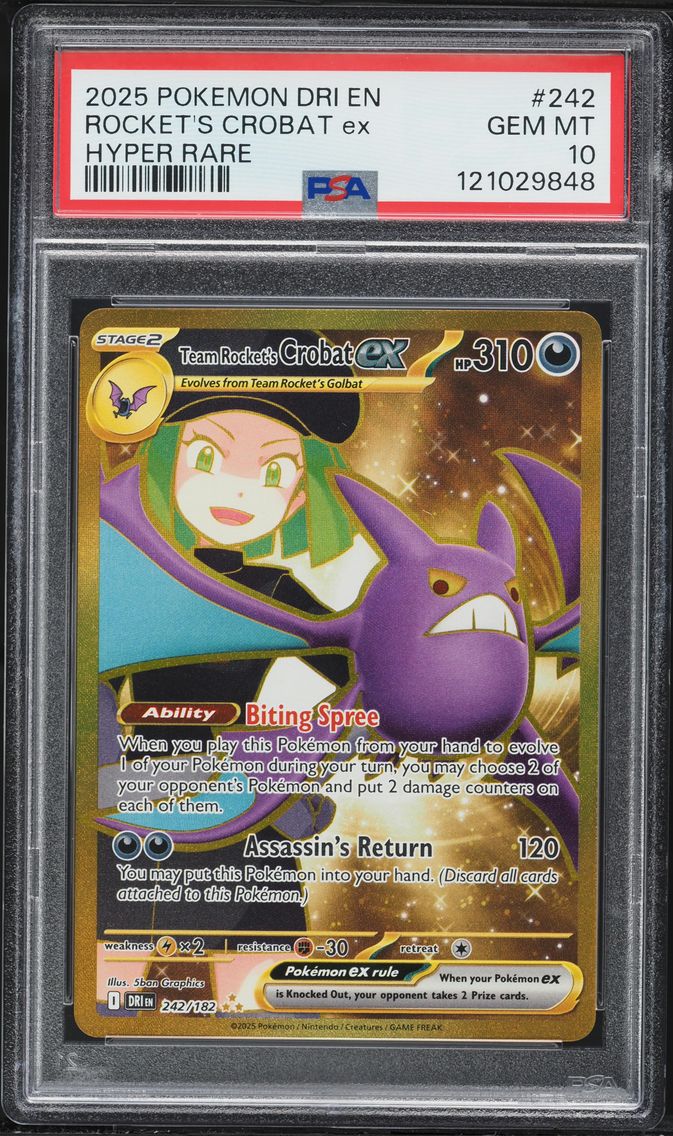 Team Rocket's Crobat ex - 242/182