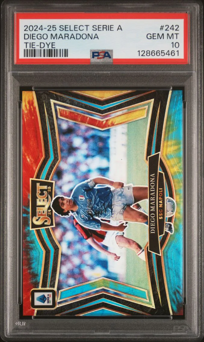 2024 #242 Diego Maradona PSA 10 Panini Select Serie A