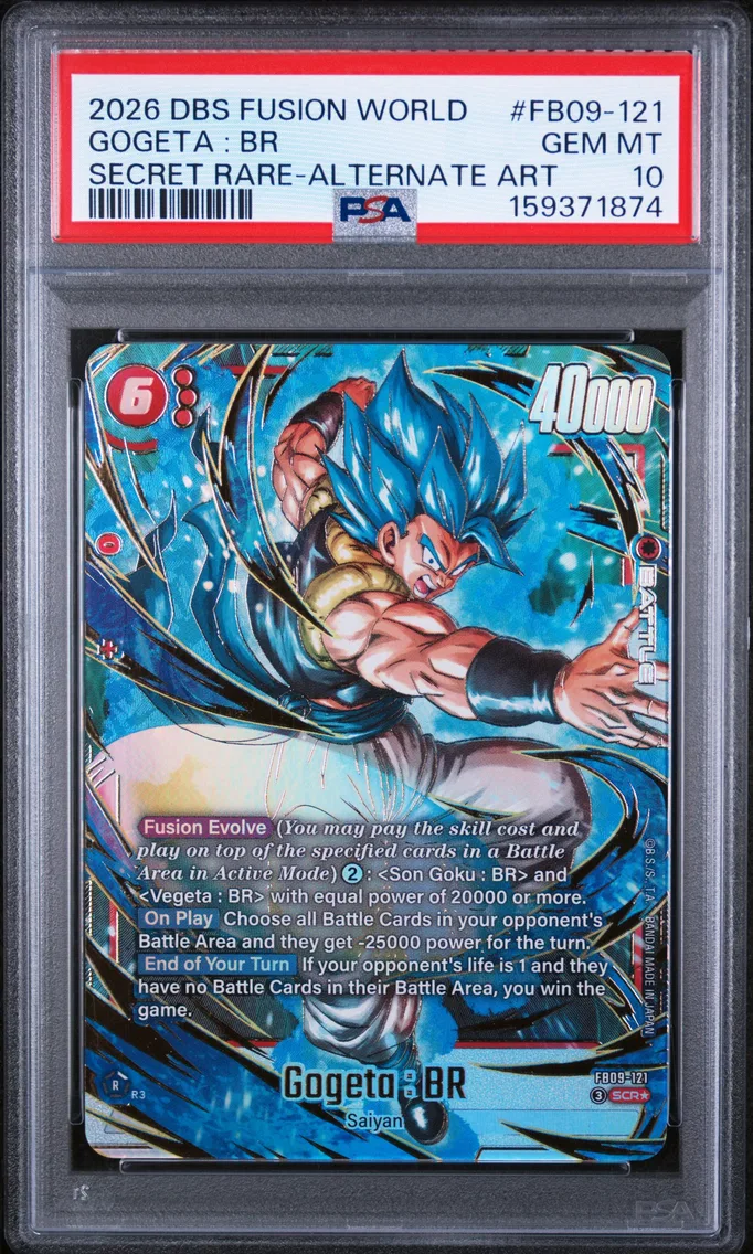 2026 #FB09-121 Gogeta : BR PSA 10 Dragon Ball Super Card Game Fusion World Dual Evolution