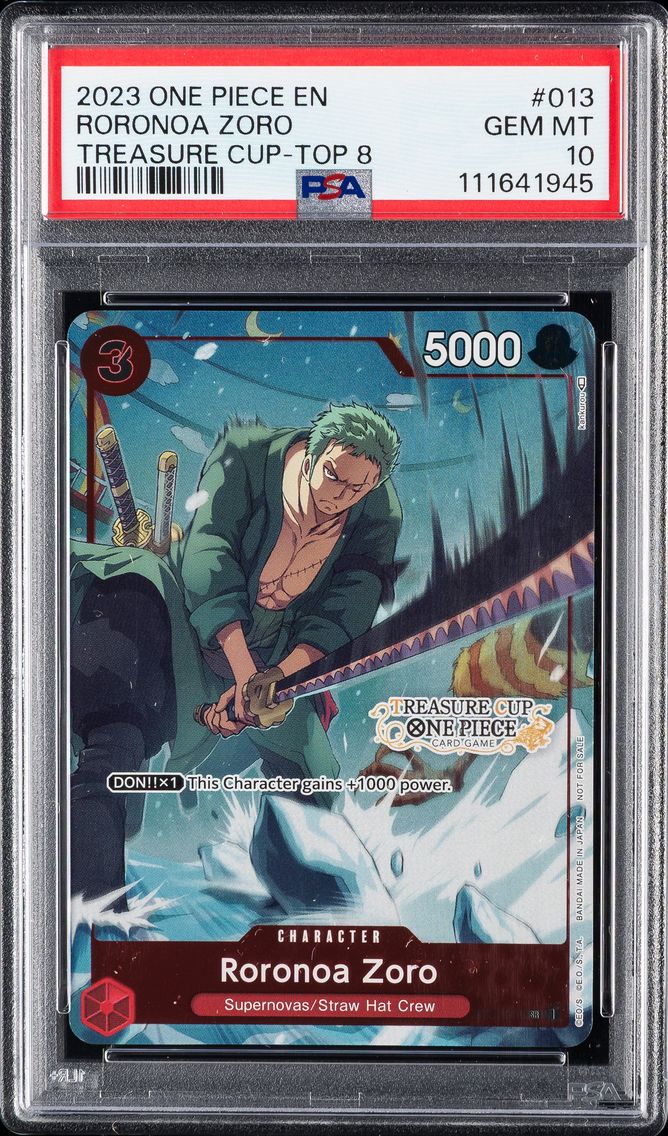 2023 #013 Roronoa Zoro PSA 10 Pr