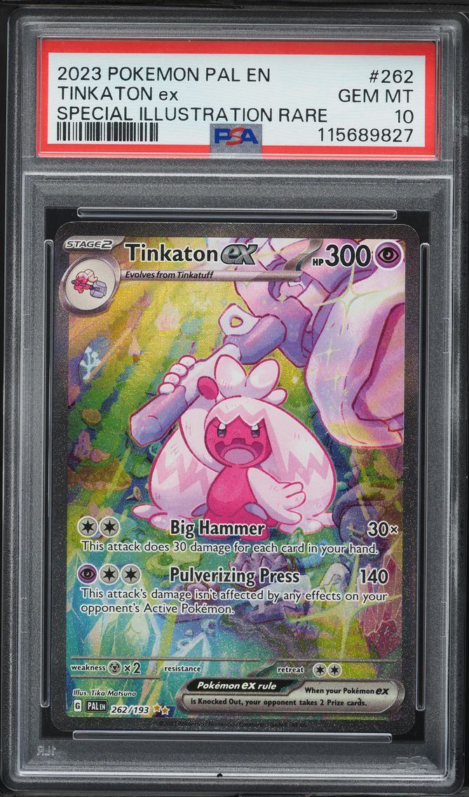 2023 #262 Tinkaton EX PSA 10 Pal EN-Paldea Evolved Pokemon