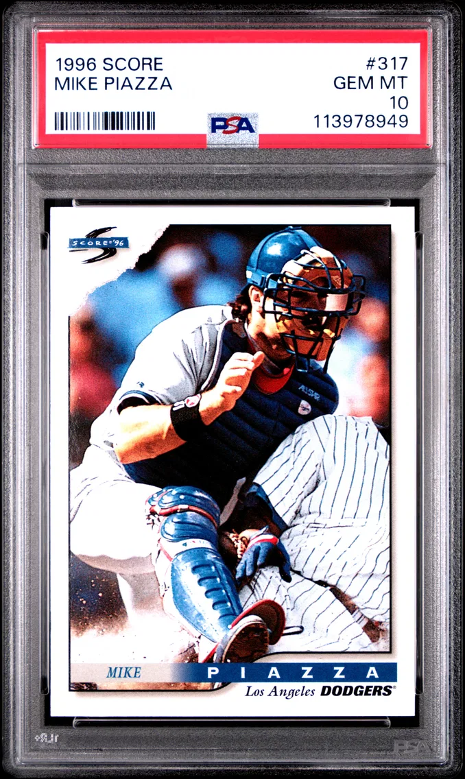 1996 #317 Mike Piazza PSA 10 Score