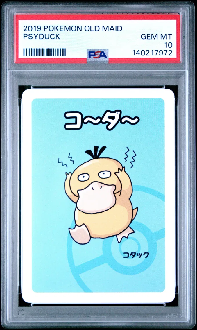 2019 #NA Psyduck PSA 10 Old Maid
