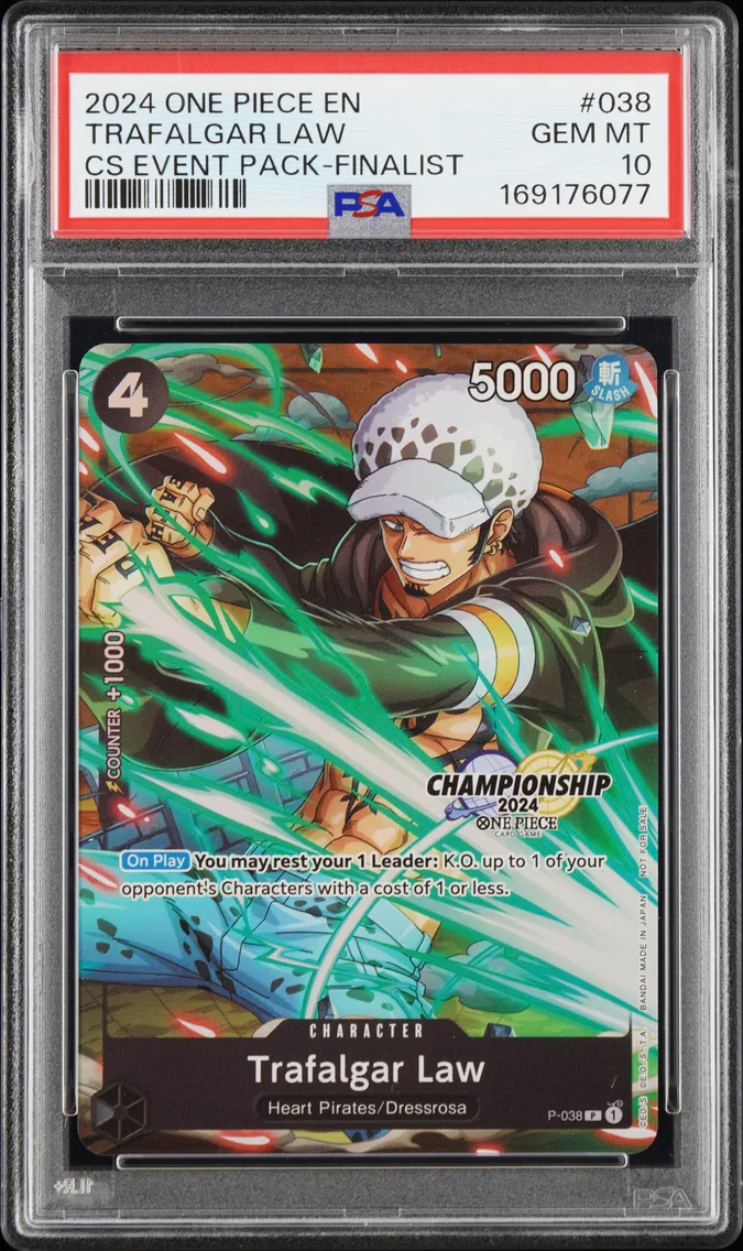 2024 #038 Trafalgar Law PSA 10 One Piece Championship 2024 Event Pack