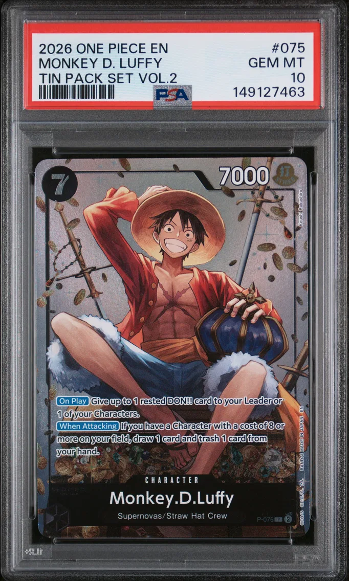 2026 #075 Monkey D. Luffy PSA 10 One Piece Promos