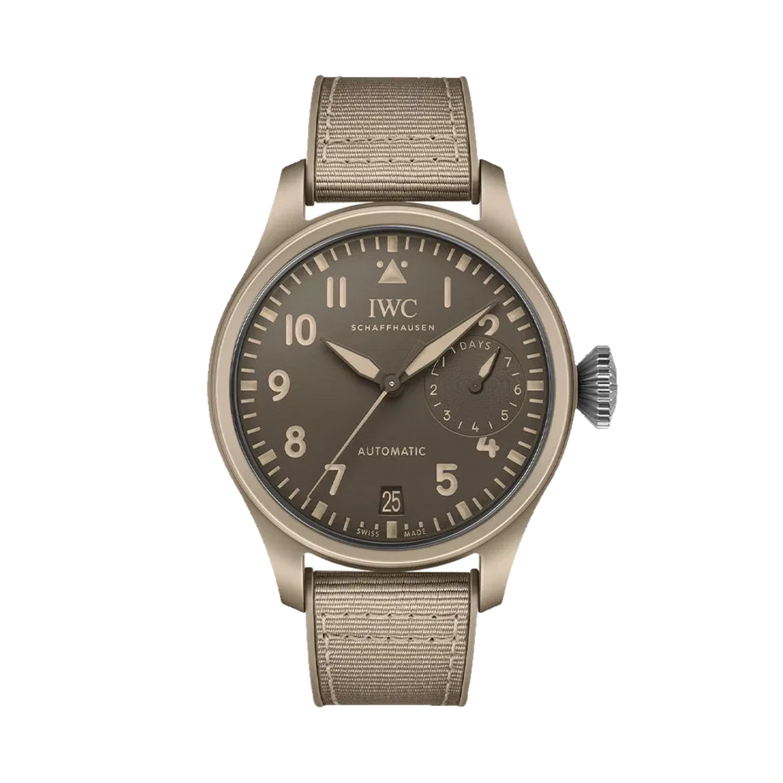 IWC Big Pilot's Watch Edition "Mojave Desert" Ceramic Case 46mm - Brown on Rubber Strap