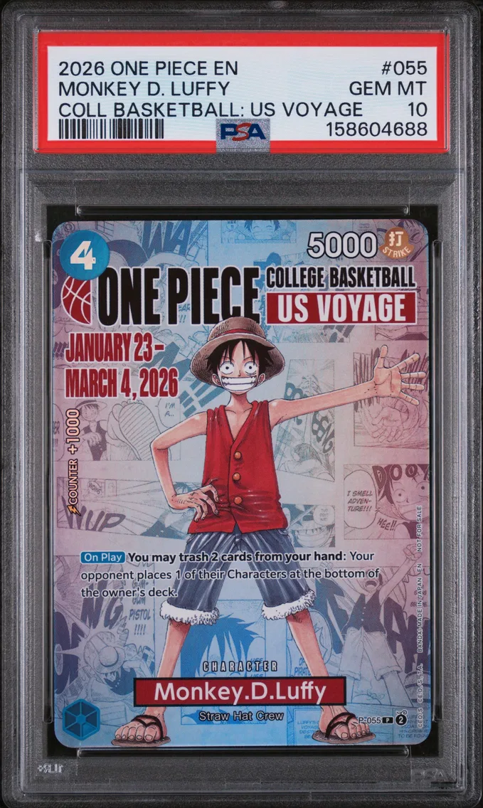 2026 #055 Monkey D. Luffy PSA 10 One Piece Promos