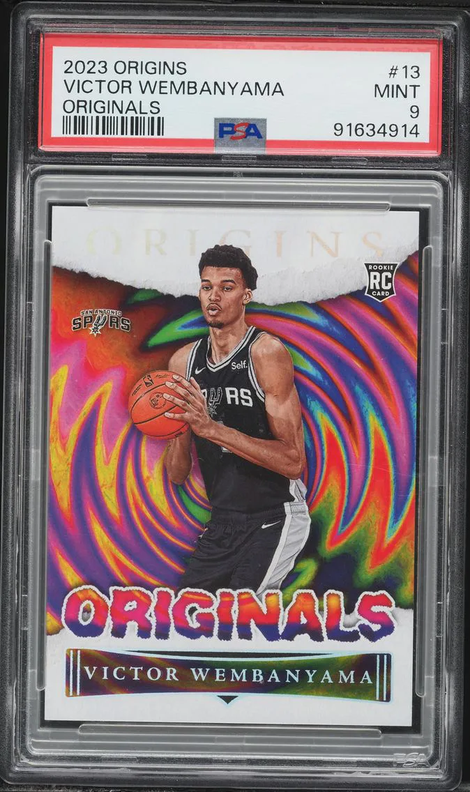 2023 #13 Victor Wembanyama PSA 9 Panini Origins Originals Basketball
