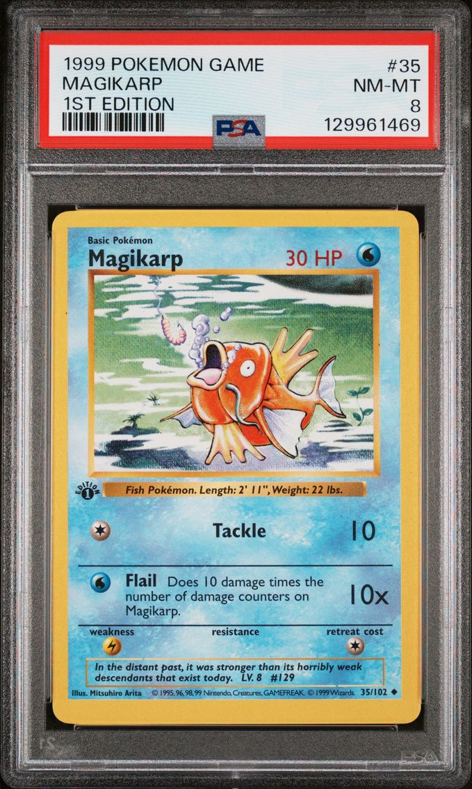1999 #35 Magikarp 1st Edition PS