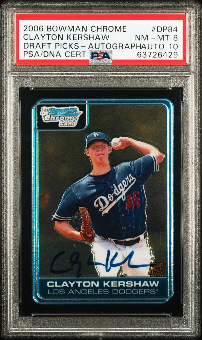 2006 #DP84 Clayton Kershaw PSA 8