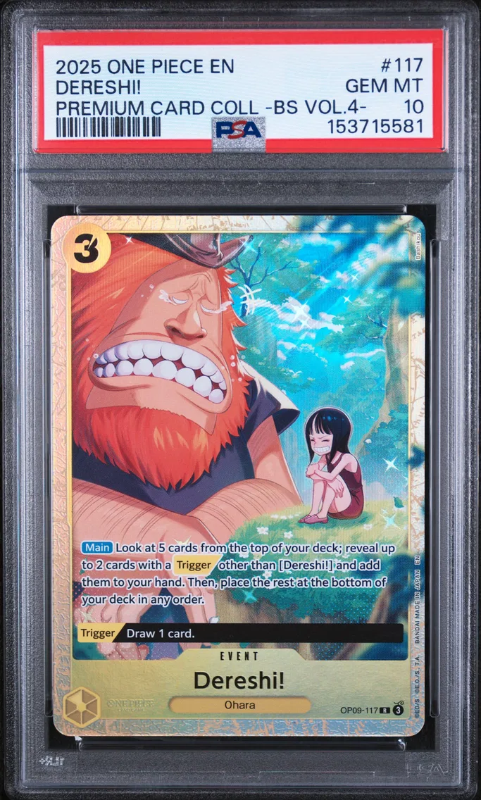2025 #117 Dereshi! PSA 10 One Piece Premium Card Collection -Best Selection Vol.4 -