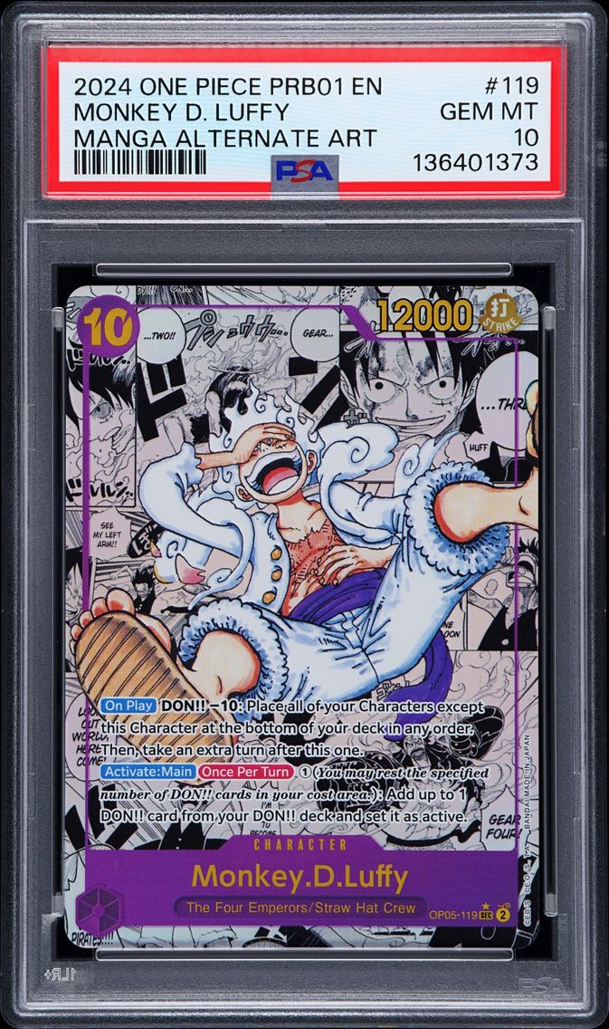 2024 #119 Monkey D. Luffy PSA 10