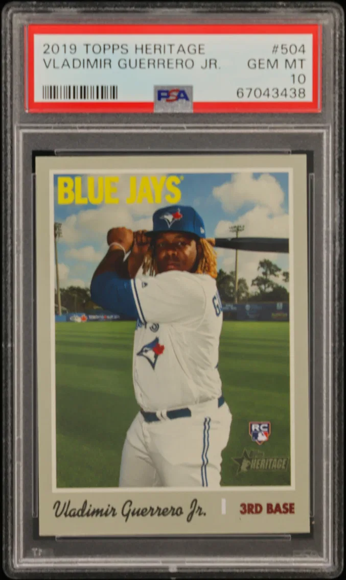 2019 #504 Vladimir Guerrero Jr. PSA 10 Topps Heritage
