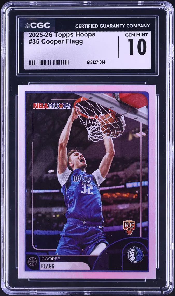 2025 #35 Cooper Flagg CGC 10 Hoops ROOKIE