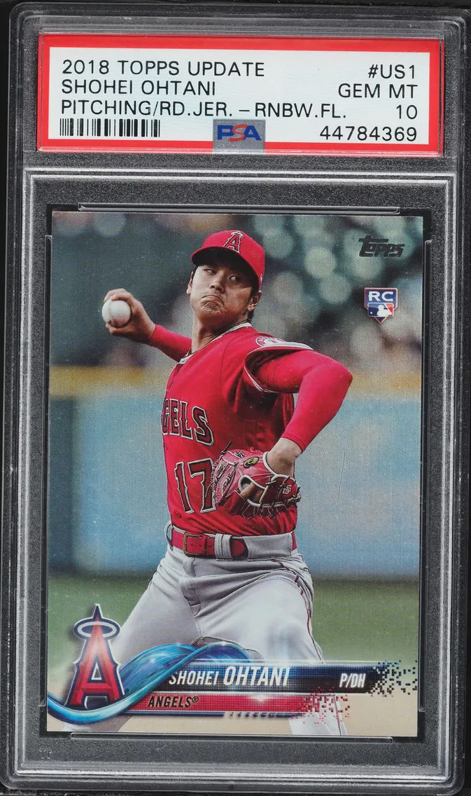 2018 #US1 Shohei Ohtani PSA 10 Topps Update Baseball