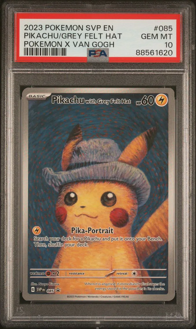 2023 #085 Pikachu With Grey Felt Hat PSA 10 Svp EN-SV Black Star Promo