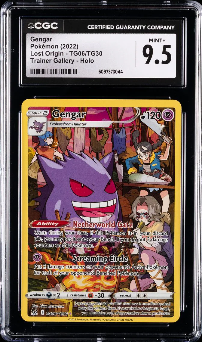 2022 #TG06 Full Art/Gengar CGC 9.5 Sword & Shield Lost Origin Pokemon