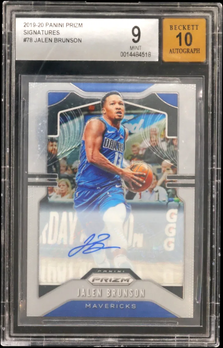 2019 #78 Jalen Brunson BGS 9 Pan