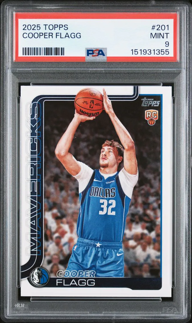 2025 #201 Cooper Flagg PSA 9 Topps