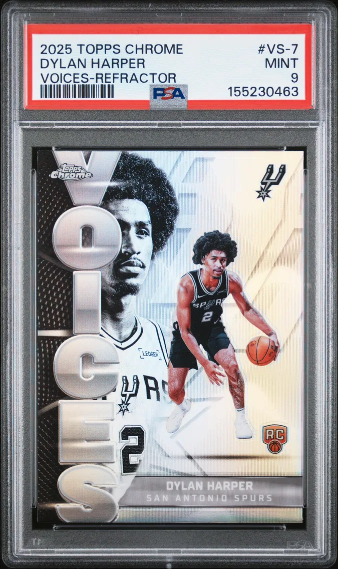 2025 #VS-7 Dylan Harper PSA 9 Topps Chrome Voices