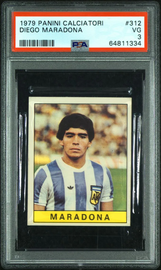 1979 #312 Diego Maradona PSA 3 P