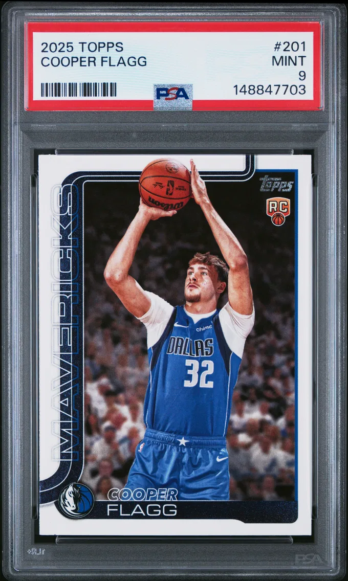 2025 #201 Cooper Flagg PSA 9 Topps