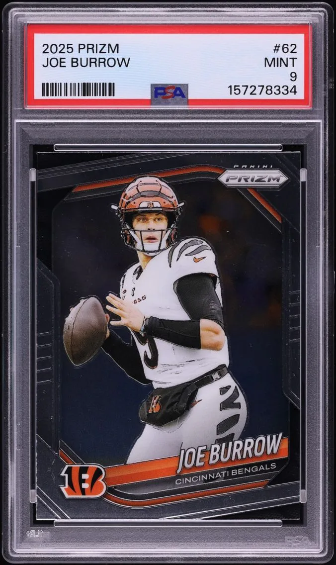 2025 Panini Prizm Joe Burrow #62 PSA 9 MINT