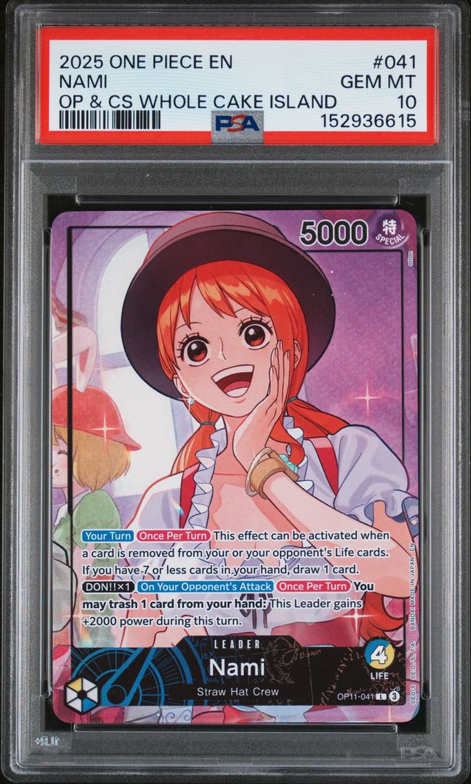 2025 #041 Nami PSA 10 One Piece