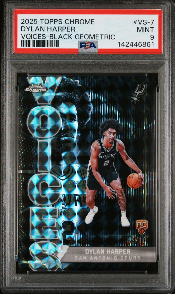 2025 #VS-7 Dylan Harper PSA 9 Topps Chrome Voices