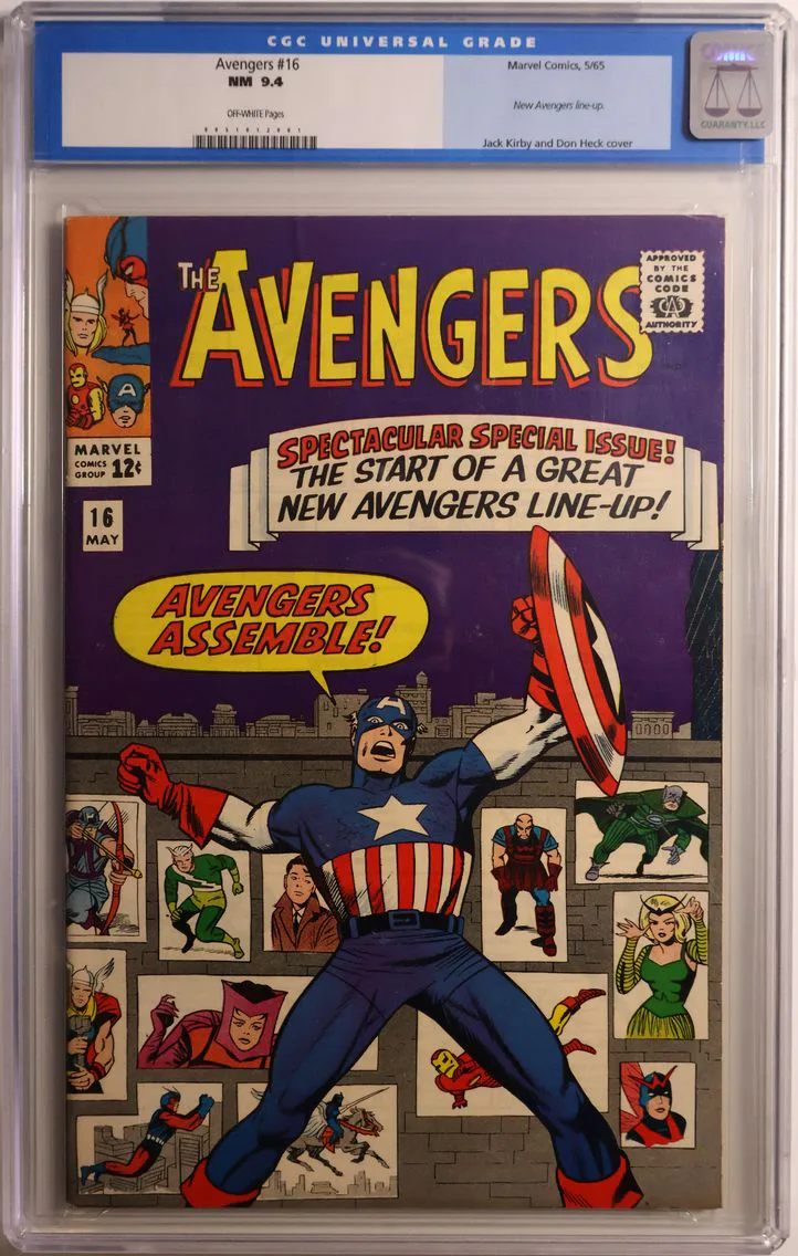 1965 #NA 1965 Avengers #16 CGC 9.4 Marvel Comics CGC 9.4