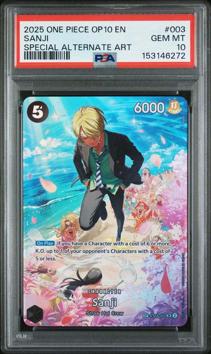 2025 #003 Sanji PSA 10 One Piece OP10-Royal Blood