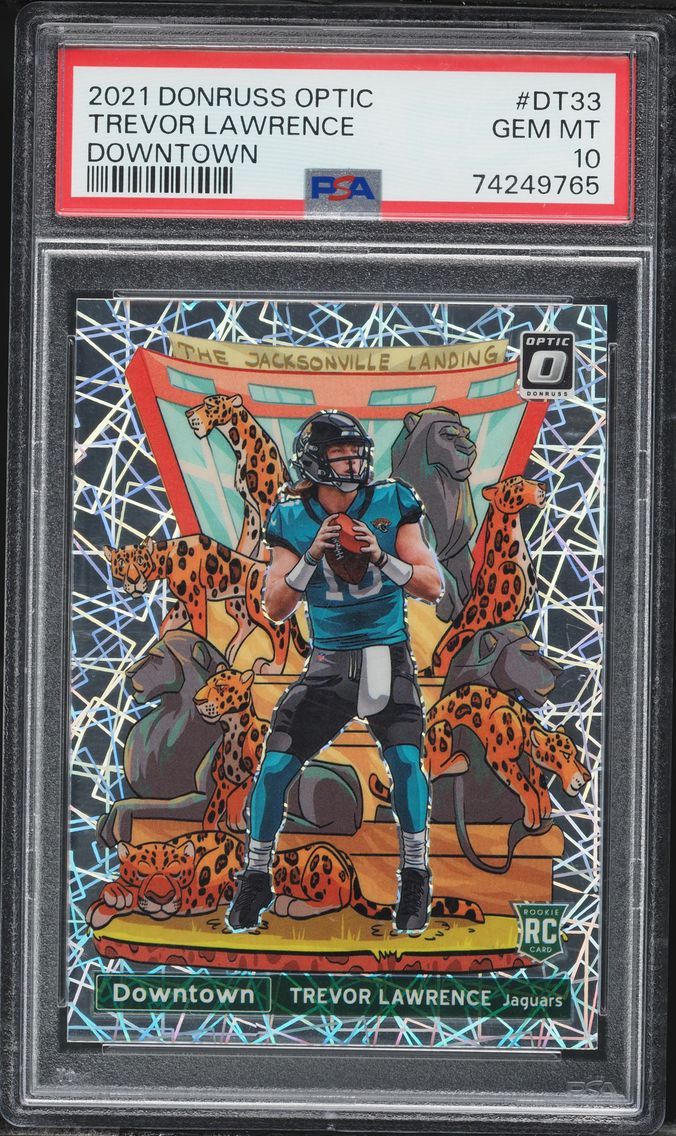 2021 #DT33 Trevor Lawrence PSA 1