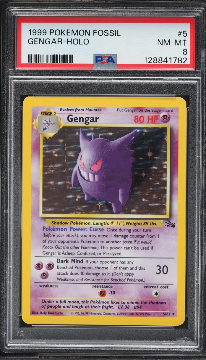 Fossil Holo Gengar NM-MT