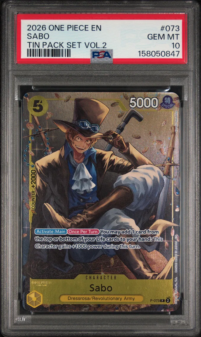 2026 #073 Sabo PSA 10 One Piece Promos