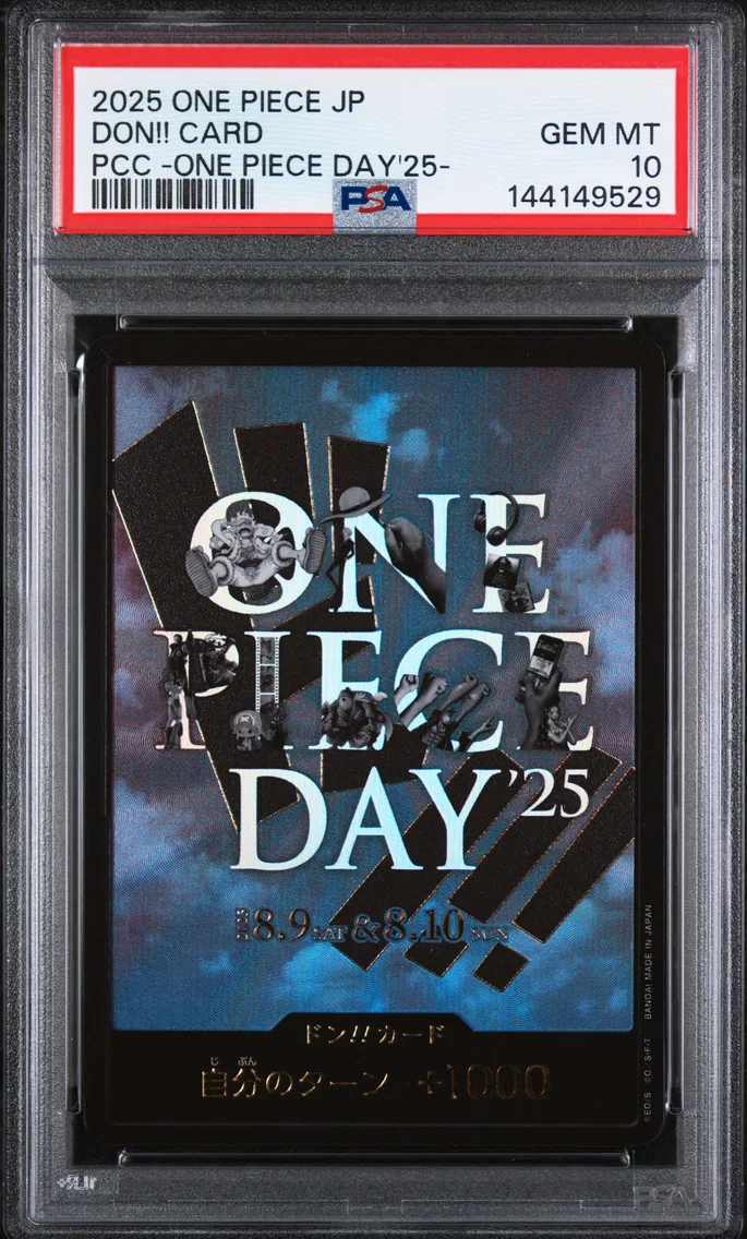 2025 #NA Don!! Card PSA 10 One Piece Japanese Premium Card Collection -One Piece Day'25-
