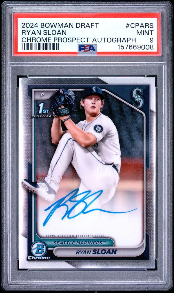 2024 #CPARS Ryan Sloan PSA 9 Bowman Draft Chrome Prospect Autographs