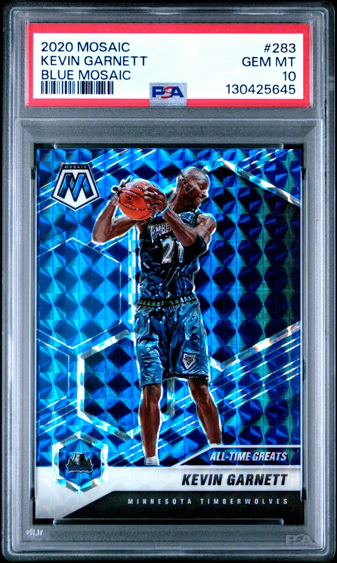 2020 #283 Kevin Garnett PSA 10 Panini Mosaic