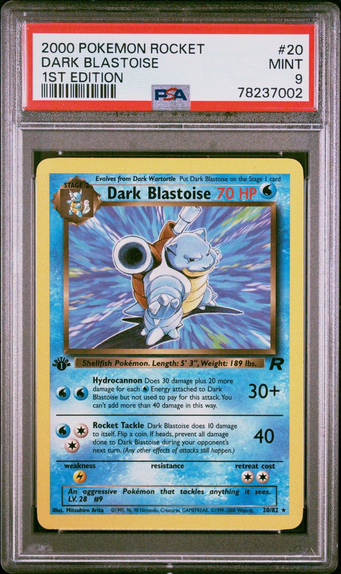 2000 #20 Dark Blastoise 1st Edit