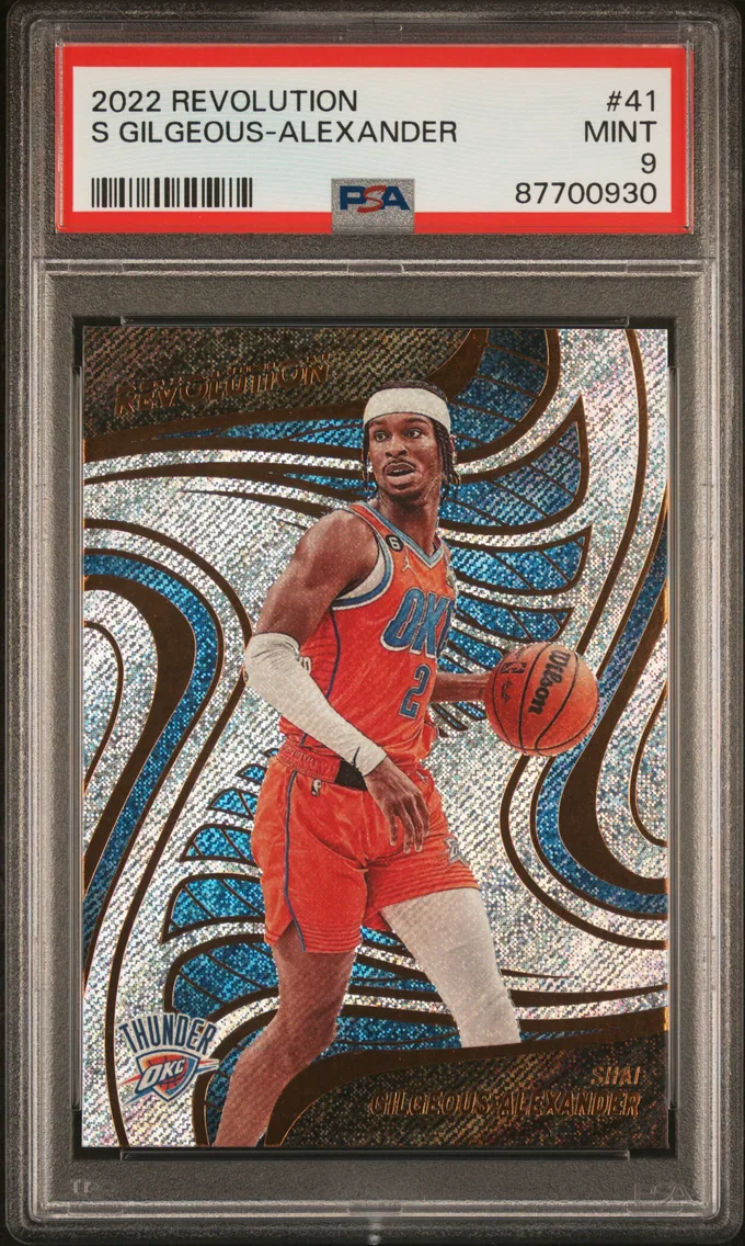2022 #41 Shai Gilgeous-Alexander PSA 9 Panini Revolution
