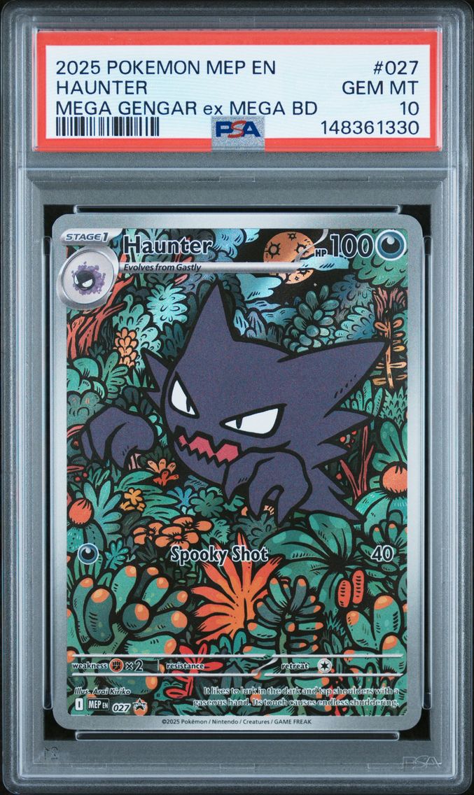 2025 #027 Haunter PSA 10 Mep EN-