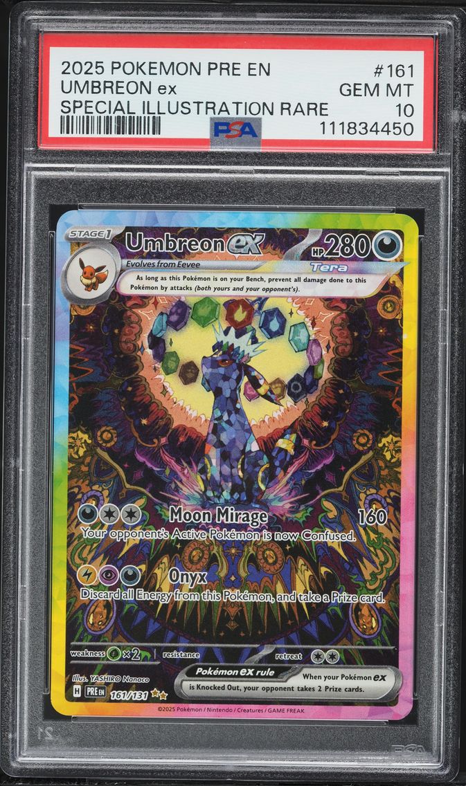 2025 #161 Umbreon ex SIR PSA 10