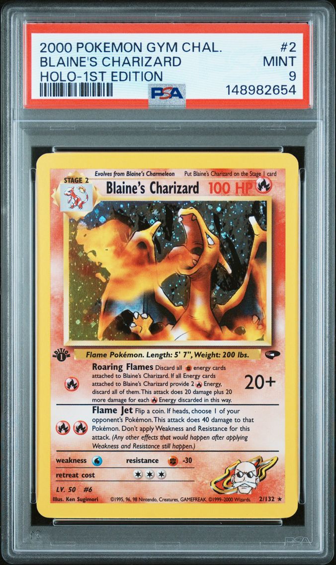 2000 #2 Blaine's Charizard Holo-