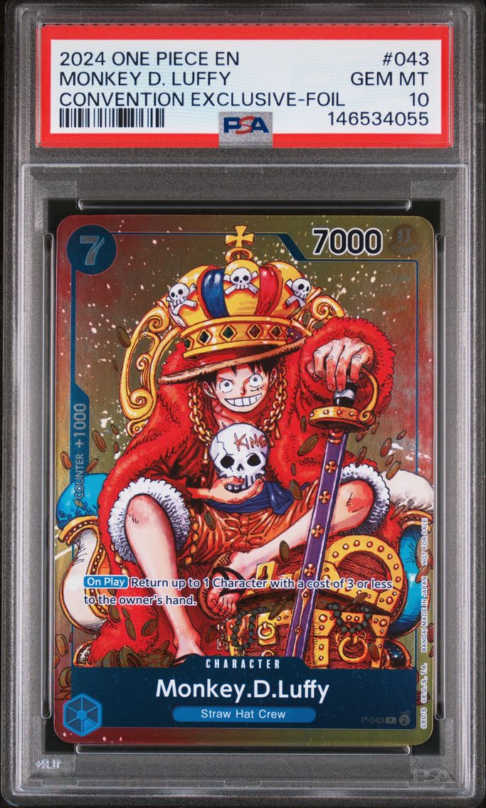 2024 #043 Monkey D. Luffy PSA 10