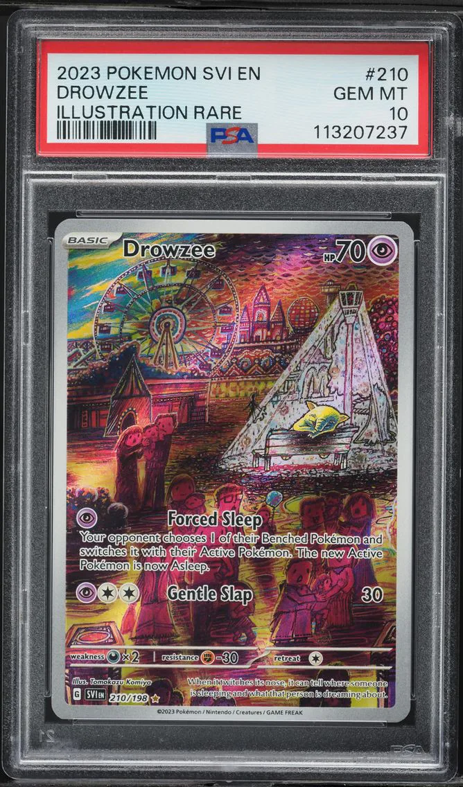 2023 #210 Drowzee PSA 10 Svi EN-