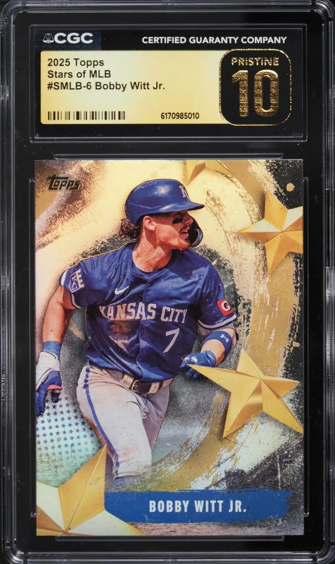 2025 Topps Stars Of MLB Bobby Witt Jr. #SMLB-6 CGC 10 PRISTINE