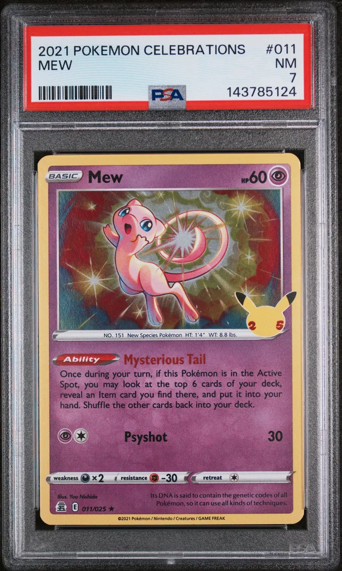 2021 #011 Mew PSA 7 Celebrations