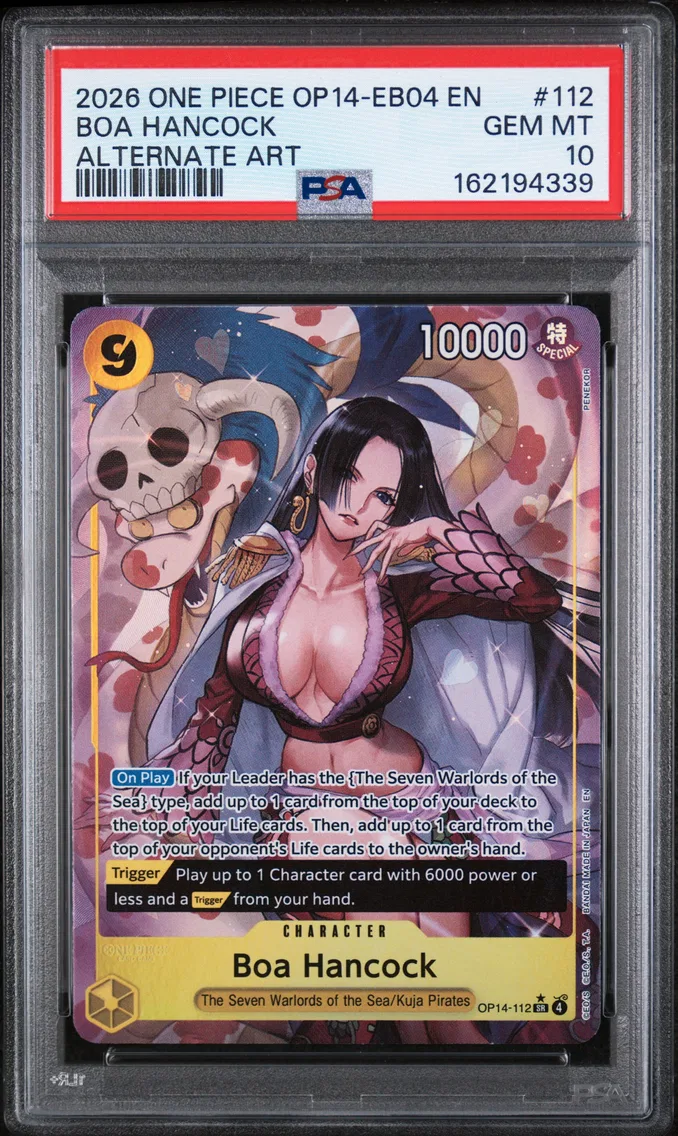 2026 #112 Boa Hancock PSA 10 One Piece OP14-EB04-the Azure Sea's Seven
