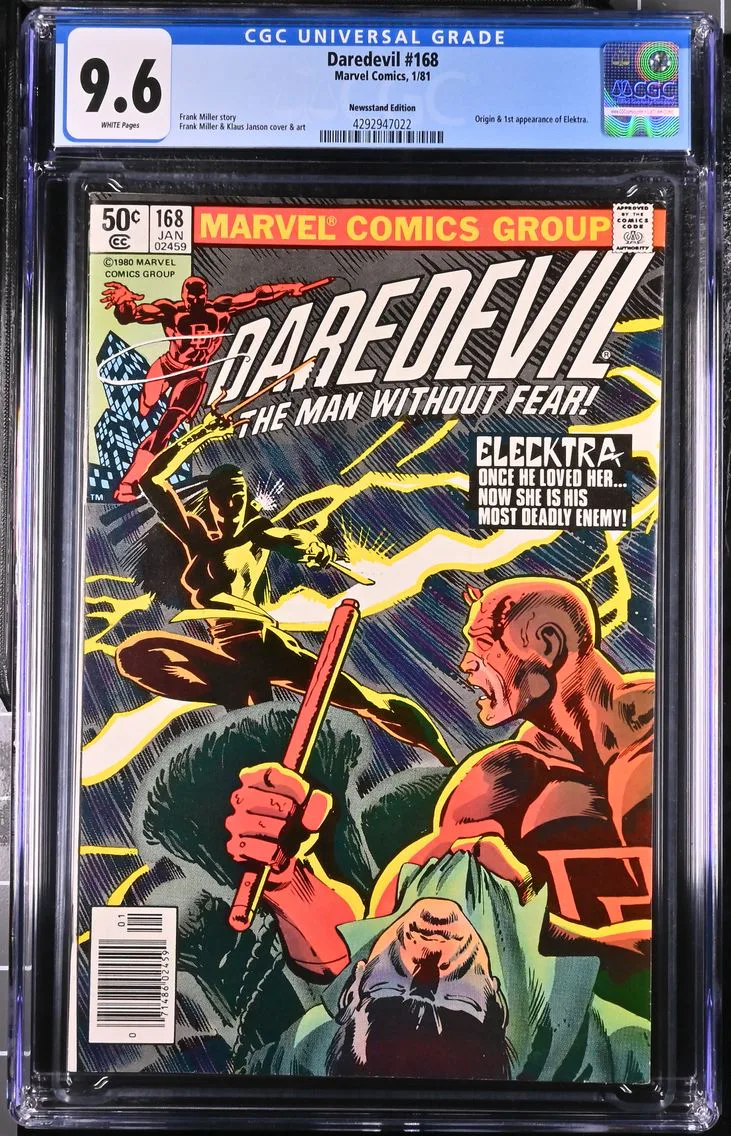 1981 #NA 1981 Daredevil #168 CGC 9.6 Marvel Comics CGC 9.6