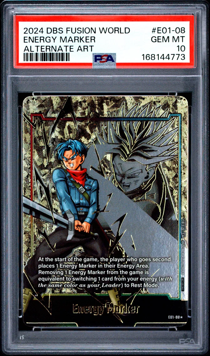 2024 #E01-08 Energy Marker PSA 10 Dragon Ball Super Card Game Fusion World Energy Marker Pack 01